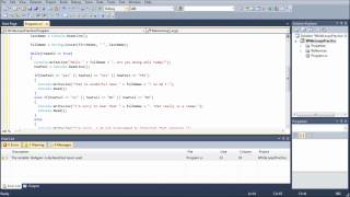 C# Programming Tutorial 5 - While and nested Loops
