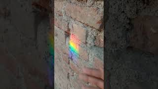 How make |Artificial Rainbow |Rainbow kaise banaen |sun water and mirror experiment |science #shorts