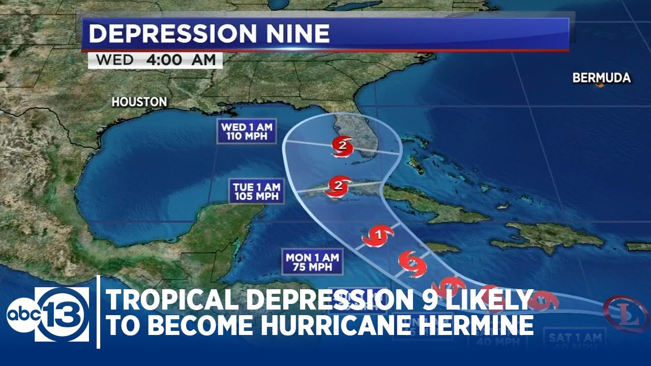 Tropical Depression Nine Forms In Caribbean, Likely To Move Into Gulf ...