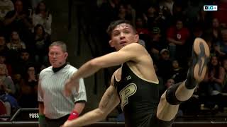 125 LBs: Purdue's Matt Ramos vs. Indiana's Jacob Moran | Big Ten Wrestling | 01/17/2025