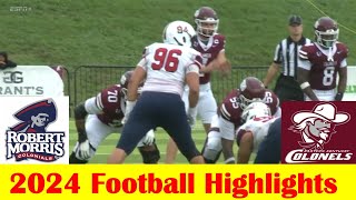 Robert Morris vs Eastern Kentucky Football Game Highlights 9 28 2024