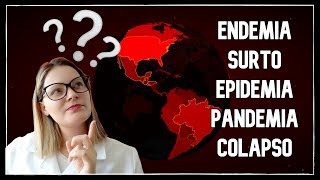 Qual a diferença entre Endemia, Surto, Epidemia, Pandemia e Colapso?