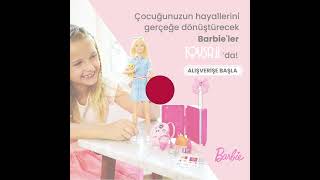 Çocuğunuzun Hayallerini Gerçeğe Dönüştürecek Barbie'ler Toysall'da!