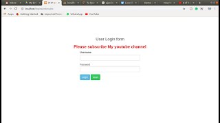 PHP Login Logout example with session - 2019