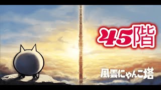 【にゃんこ塔】風雲にゃんこ塔 45階クリア【備忘録】