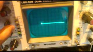 LBO - 508 DUAL TRACE OSCILLOSCOPE