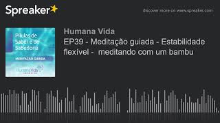 EP39 - Meditação guiada - Estabilidade flexível -  meditando com um bambu