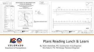 CDOT TETP Insights: Plan Reading 4 – M\u0026S Standard Plans List