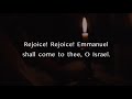 O Come, O Come, Emmanuel O Emmanuel — God With Us | #choir  #lyrics #antiphon