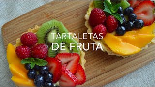 TARTALETAS DE FRUTA - Recetas fáciles Pizca de Sabor