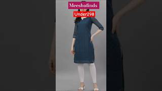 Chikan georgette kurti #meesho #under298 #review #shorts