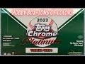 2023 Topps Chrome Platinum Anniversary Hobby Box