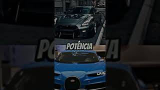 GTR vs BUGATTI CHIRON - Comparativo