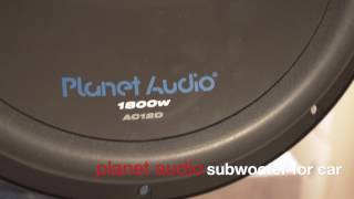 Subwoofer with aluminum box