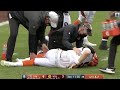 Joe Burrow CARTED OFF vs Washington (Video)