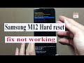 Samsung Galaxy M12 Hard reset fix not working when forgot pin code - gsm hung vu.