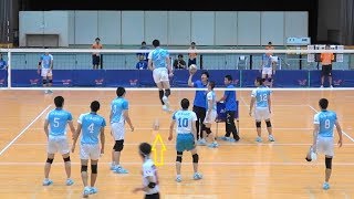 柳田歩輝 松本国際 フリースパイク公式練習 インターハイ2019男子バレーボール決勝より Japan volleyball