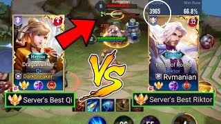 TOP QI VS TOP RIKTOR - SOLO LANE BATTLE  | AoV | 傳說對決 | RoV | Liên Quân Mobile