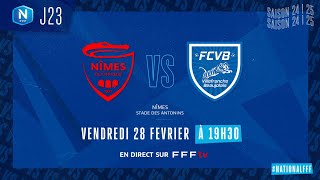 J23 I Nîmes Olympique vs FC Villefranche B en replay(1-0) I National FFF 2024-2025