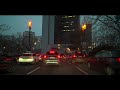 frankfurt evening drive driving in europe s financial capital roads of germany 4k hdr