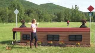 HorseJunkiesUnited.com - Caitlin Silliman Course Walk Bromont CCI1 Fences 6-9