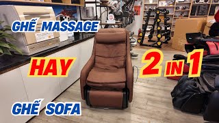 Fujiiryoki AS650 - Ghế massage 2 trong 1 có con lăn bàn chân chỉ với 18 triệu