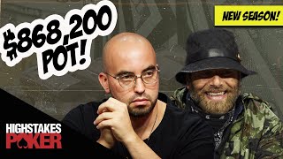 Bryn Kenny vs Rick Salomon $868,200 Pot | High Stakes Poker