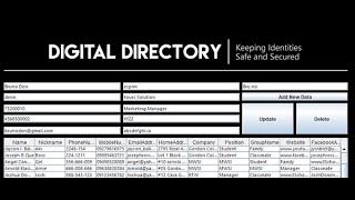 PHONE DIRECTORY SYSTEM IN JAVA WITH SOURCE CODE