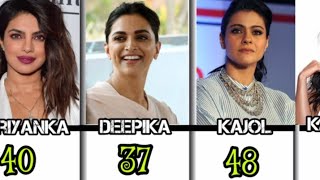 Bollywood actress real age 2023//#age #bollywood #depikapadukon #alia #kajol #kritisanon #kapoor