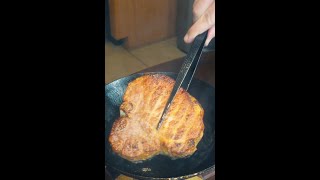 Reverse Seared Pork Chop that's actually Juicy