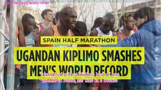 Uganda’s Jacob Kiplimo win 21km world half marathon record in Barcelona  races 56:42