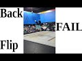 Back Flip FAIL at age 50! WALL SLAM! - I Won't Forget THIS!