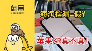 闲鱼拆箱：网上捡漏的手机，苹果xr到底是原装还是拆解过的？【苹果开箱】