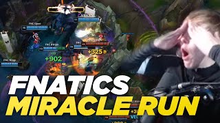 LS | FNC vs MAD FINALS | This is FNATIC'S MIRACLE RUN ft. Nemesis