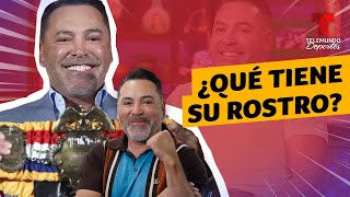 ¿Qué le pasó en la cara a Oscar de la Hoya? Esto dijo el exboxeador | Telemundo Deportes