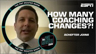 Adam Schefter expects 7-10 NFL head coaching changes?! 😳 | The Pat McAfee Show
