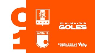 Once Caldas vs. Santa Fe (goles) | Liga BetPlay Dimayor 2024- 1 | Fecha 17