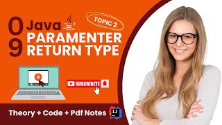 Parameters in java | return type in java Arguments and Parameters in Methods