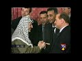 il presidente palestinese yasser arafat incontra papa giovanni paolo ii servizio tg2 1998