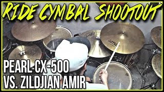 Ride Cymbal Shootout - Zildjian Amir vs. Pearl CX-500