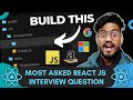React JS Interview Questions ( File Explorer ) - Frontend Machine Coding Interview Experience