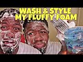 360 WAVES: HOW TO WASH AND STYLE WITH FOAM| MY FLUFFY PUFF FOAM SOAP IN A JAR REVIEW