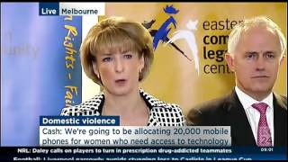 Prime Minister's Press Conference, support for victims of domestic violence