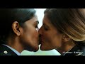 tow beautiful indian and muslim police woman lesbian kissing lgbtq