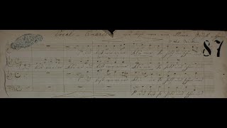 Anton Bruckner - Chorale: Du bist wie eine Blume, WAB 64. {w/ original Manuscript.}