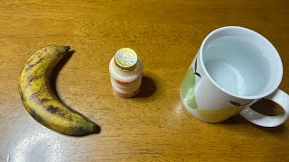 『1分のゆんたく』【ノカット、ノ編集】おはよう😃〜バナナ🍌ダイエット〜⁉️