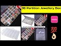 36 Partition Jewellery Box💯👌🏻/Meesho/meesho unboxing/#shorts#lootboxhennasallinone#meesho