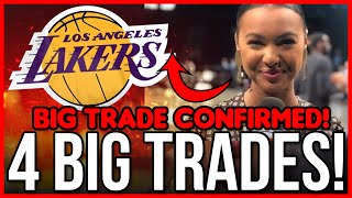 FINALLY CONFIRMED! 4 BIG TRADES FOR THE LAKERS! TODAY’S LAKERS NEWS