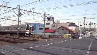 東海道 211系の風景　戸塚駅　211系上り普通と下り特急スーパービュー踊り子　2010 1 18