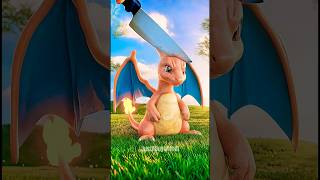 Charizard Sliced Like Cake #shorts #youtubeshorts #pokemon #ai